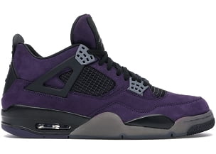 Travis Scott Friends & Family Purple Jordan 4s