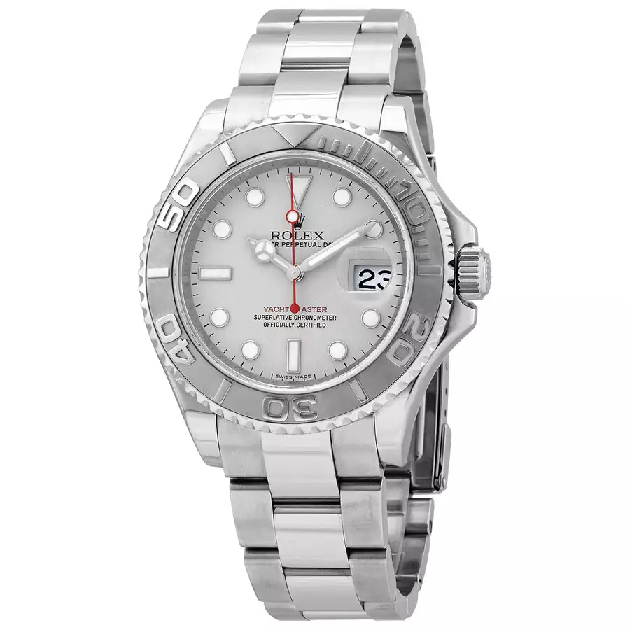 ROLEX  Oyster Perpetual Yacht-Master Steel with Platinum Men’s Watch Item No. 16622