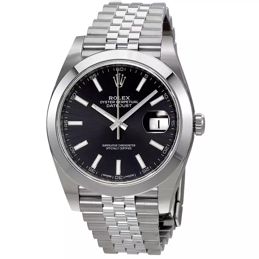 ROLEX  Datejust Black Dial Automatic Men’s Jubilee Watch Item No. 126300BKSJ
