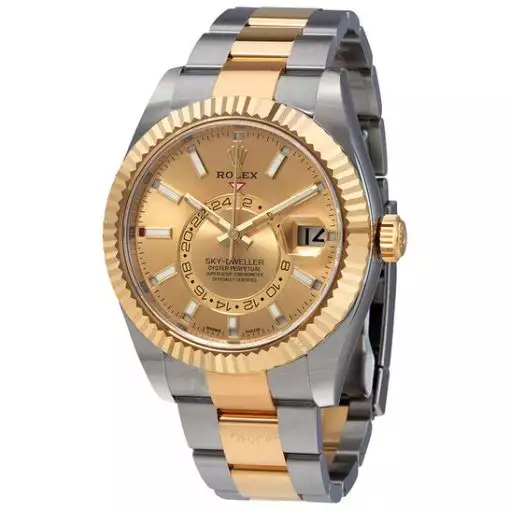 Rolex Oyster Perpetual Sky-Dweller Champagne Dial Men’s Watch 326933CSO ( Replica )