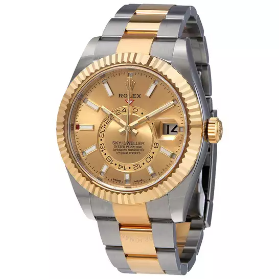 Rolex Oyster Perpetual Sky-Dweller Champagne Dial Men’s Watch 326933CSO