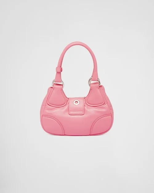 PP Moon padded nappa-leather bag – Geranium Pink