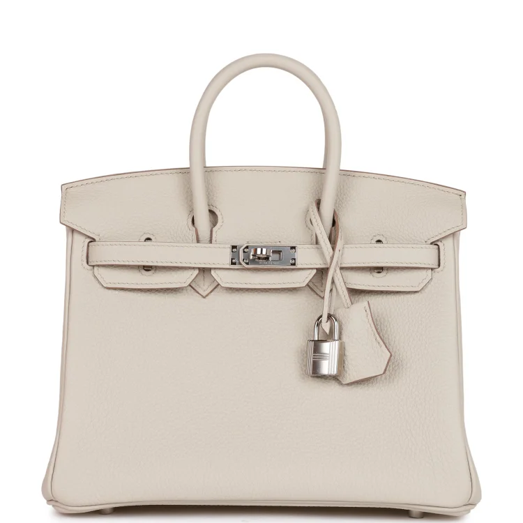 H Birkin 25 Beton Togo Palladium Hardware