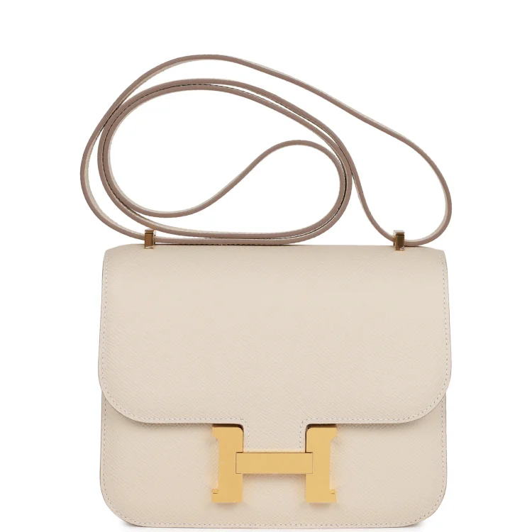 H Constance 1-18 Craie Epsom Gold Hardware
